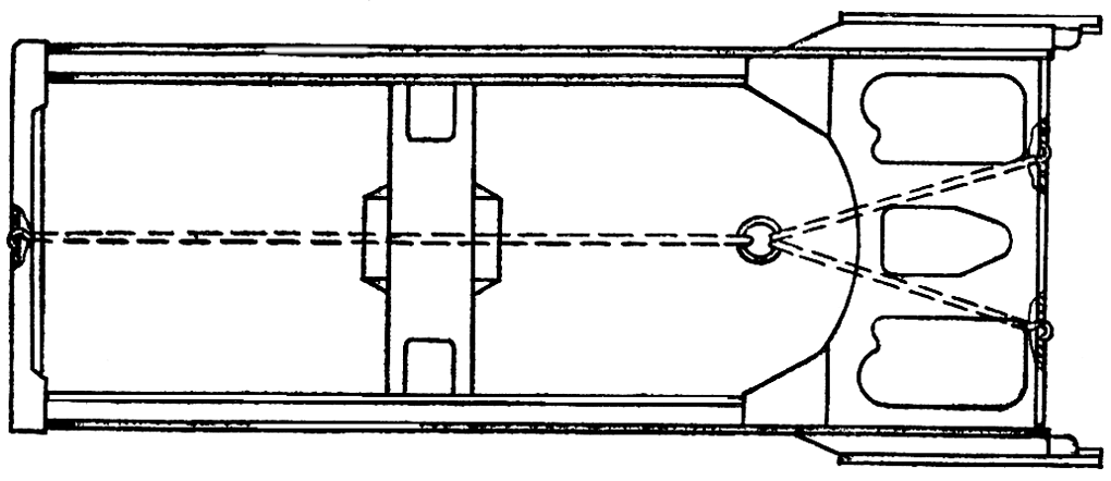 Схема строповки для подъема корпуса бортовых фрикционов Схема строповки для подъема корпуса бортовых фрикционов