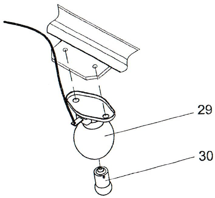 Рис. 61.8. Лампа подкапотная ПК46 Рис. 61.8. Лампа подкапотная ПК46