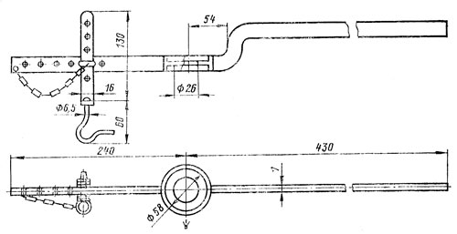 Приспособление для сжатия пружин клапанов