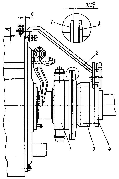 Центрирование дизеля с коробкой передач Центрирование дизеля с коробкой передач